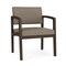 Lesro Lenox Wood Wide Guest Chair Wood Frame, Mocha, MD Farro Upholstery LW1201 - alternate 1